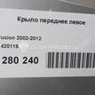 Фото Крыло переднее левое  1420115 для Ford Fusion Ju {forloop.counter}}