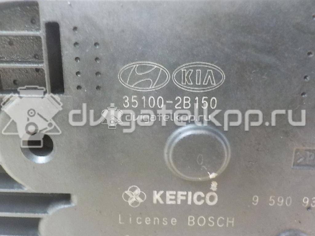 Фото Заслонка дроссельная электрическая для двигателя G4FC для Hyundai / Kia 114-132 л.с 16V 1.6 л Бензин/спирт 351002B150 {forloop.counter}}