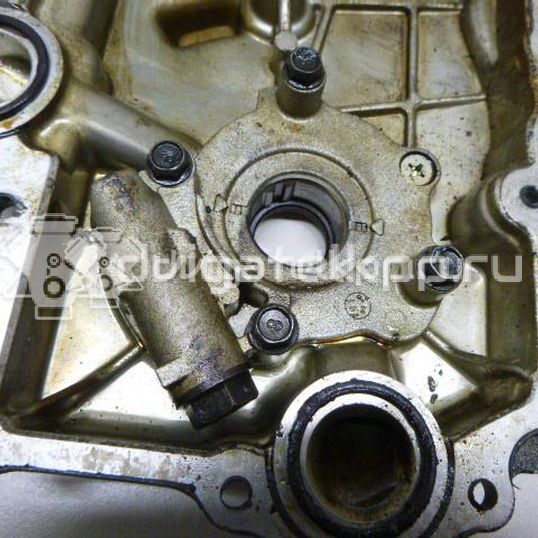 Фото Крышка двигателя передняя для двигателя G4FA для Hyundai / Kia 90-109 л.с 16V 1.4 л бензин 213502B011