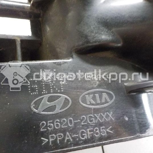 Фото Корпус термостата для двигателя G4KE для Hyundai / Kia 173-180 л.с 16V 2.4 л бензин 256002G500