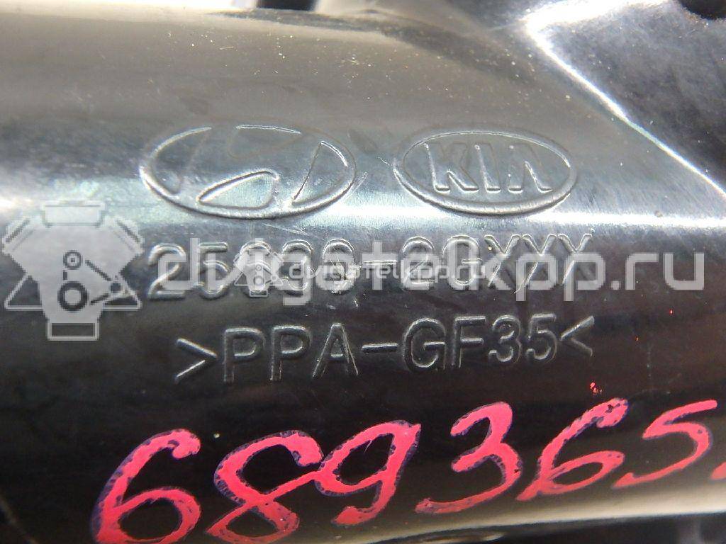 Фото Крышка термостата для двигателя G4KE для Hyundai / Kia 172-180 л.с 16V 2.4 л бензин 256302G700 {forloop.counter}}