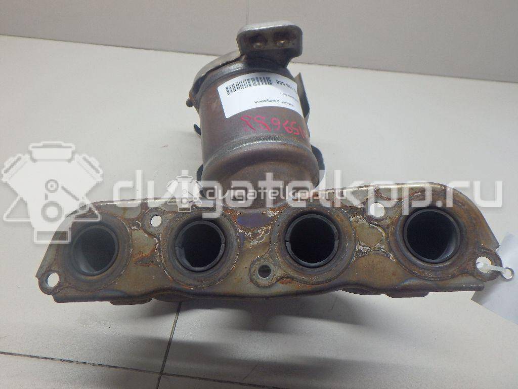 Фото Коллектор выпускной для двигателя G4LC для Hyundai / Kia 99-102 л.с 16V 1.4 л бензин 2851003EF0 {forloop.counter}}