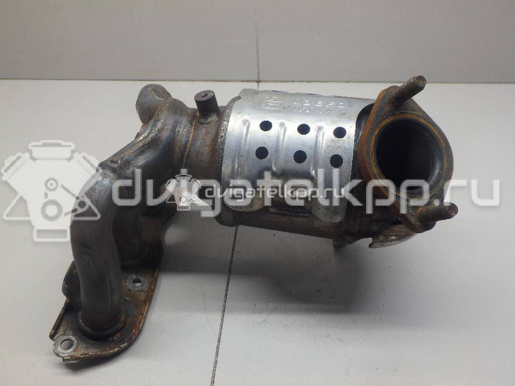 Фото Коллектор выпускной для двигателя G4LC для Hyundai / Kia 99-102 л.с 16V 1.4 л бензин 2851003EF0 {forloop.counter}}