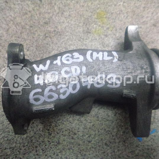 Фото Патрубок интеркулера для двигателя OM 628.960 (OM628) для Mercedes-Benz S-Class 250-260 л.с 32V 4.0 л Дизельное топливо 6280981407