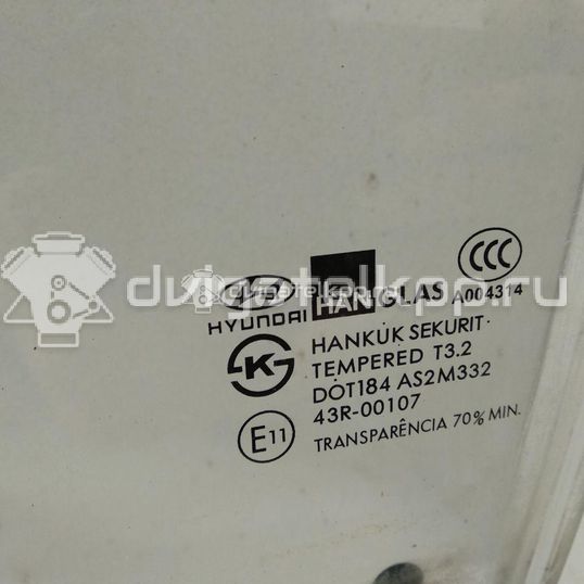 Фото Стекло двери передней левой  824101c010 для Hyundai Getz Tb