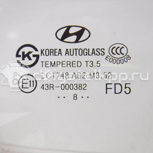 Фото Стекло двери передней правой  824212l010 для Hyundai I30