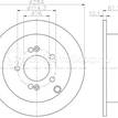 Фото Диск тормозной задний  584113A300 для Hyundai Tucson / Ix35 Lm, El, Elh / Highway Van / Matrix Fc / Sonata {forloop.counter}}