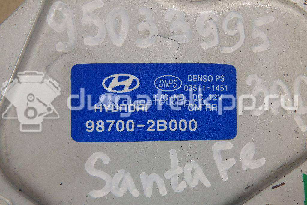 Фото Моторчик стеклоочистителя задний  987002B000 для Hyundai Santa Fé {forloop.counter}}