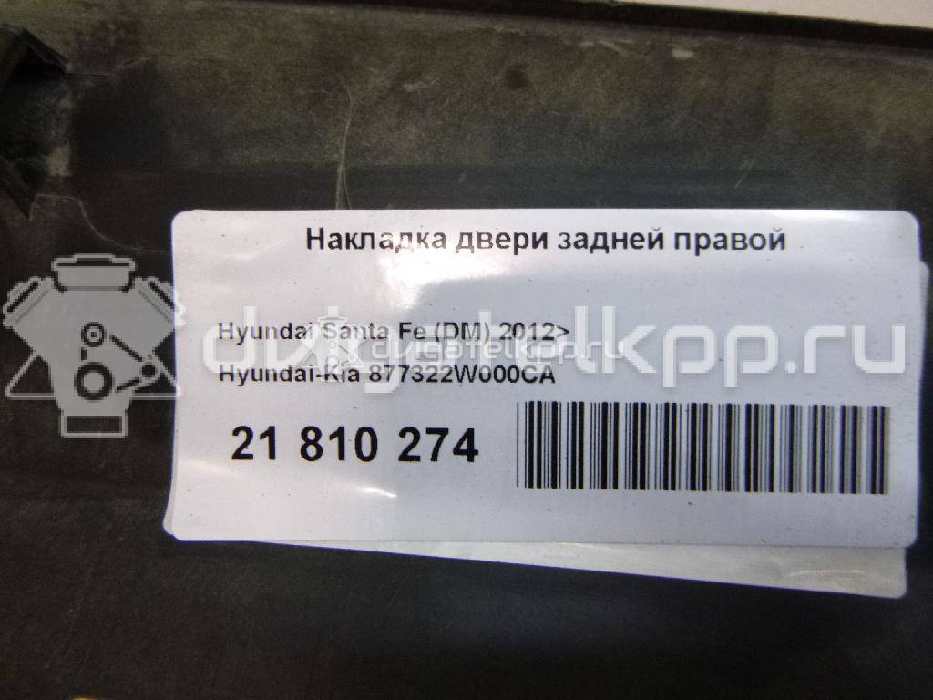 Фото Накладка двери задней правой  877322W000CA для Hyundai Santa Fé {forloop.counter}}