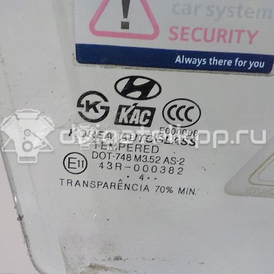 Фото Стекло двери передней правой  824202E030 для Hyundai Tucson