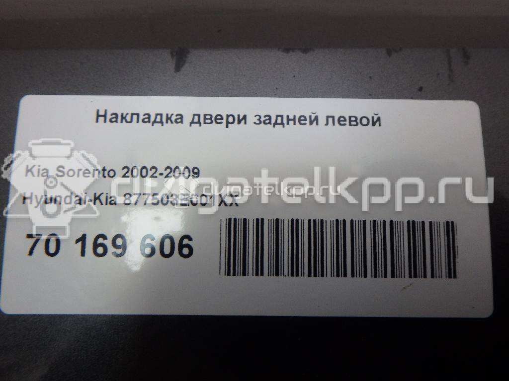 Фото Накладка двери задней левой  877503E001XX для Kia Sorento {forloop.counter}}