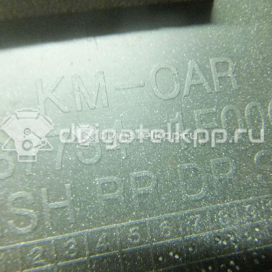 Фото Молдинг задней правой двери  877321F000 для Kia Sportage