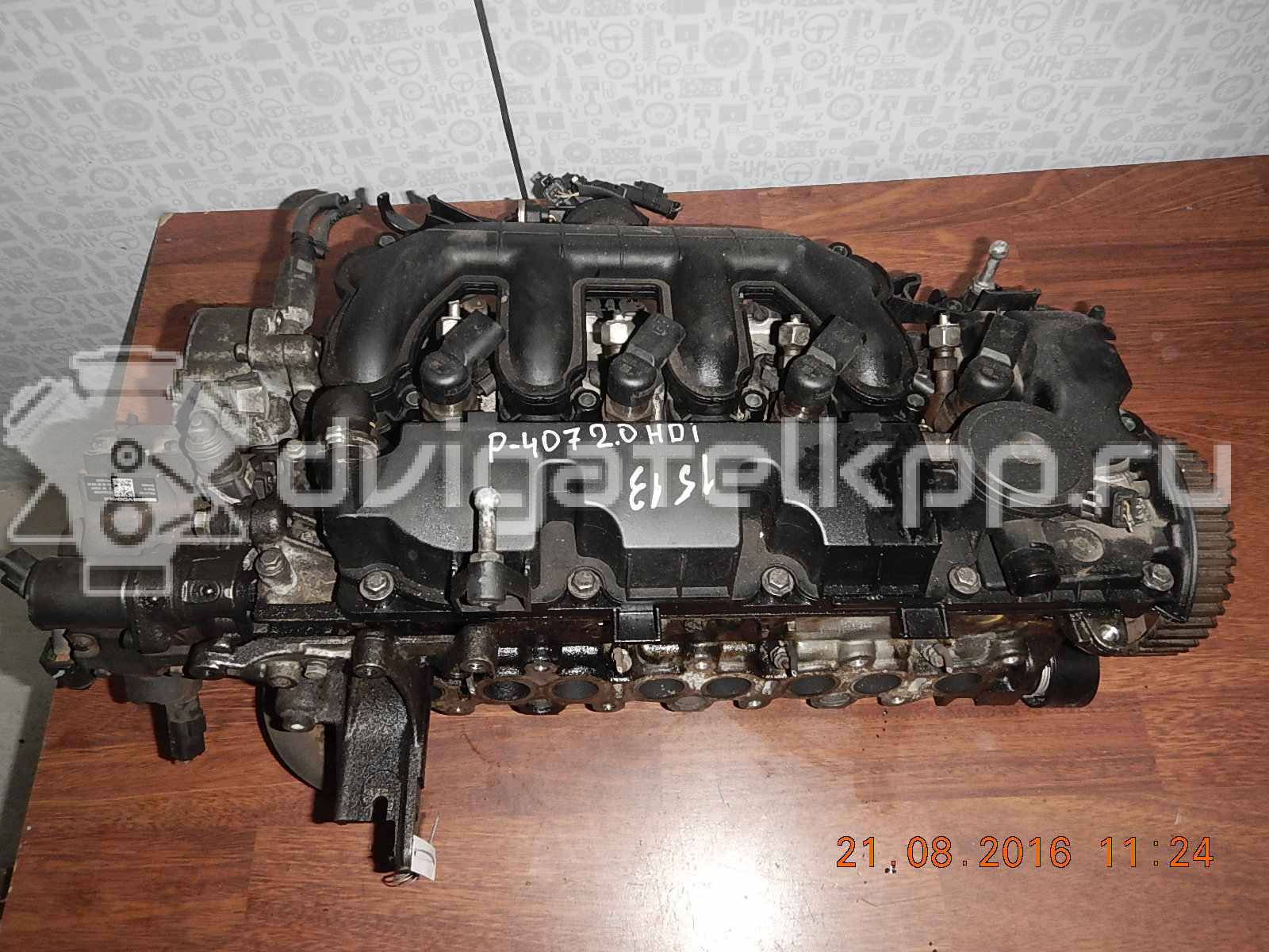 Фото Головка блока для двигателя RHR (DW10BTED4) для Peugeot / Citroen 136-140 л.с 16V 2.0 л Дизельное топливо {forloop.counter}}