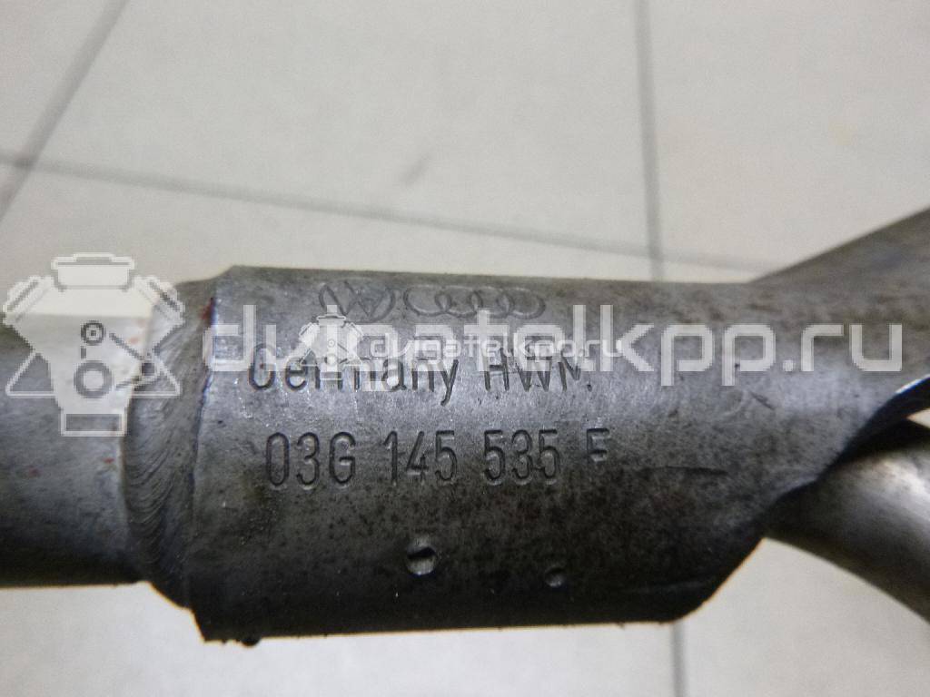 Фото Трубка турбокомпрессора (турбины) для двигателя BLS для Seat Ibiza / Altea 105 л.с 8V 1.9 л Дизельное топливо 03G145535F {forloop.counter}}