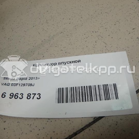 Фото Коллектор впускной для двигателя CBZB для Volkswagen Touran / Vento / Golf / Polo / Caddy 105 л.с 8V 1.2 л бензин 03F129709J