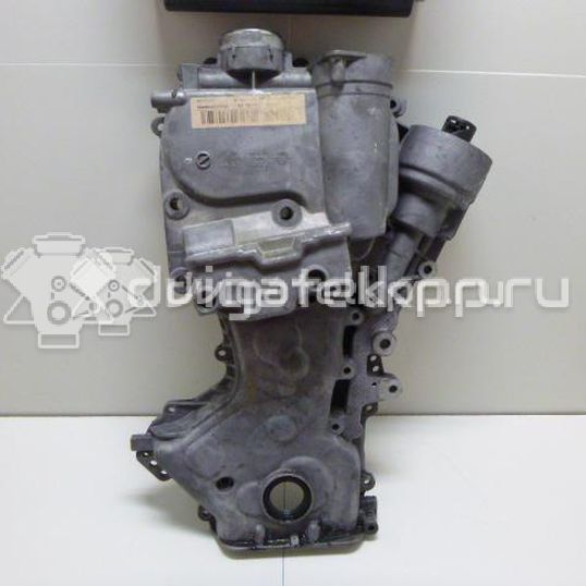 Фото Крышка двигателя передняя для двигателя BLF для Volkswagen Passat / Eos 1F7, 1F8 / Jetta / Golf 115 л.с 16V 1.6 л бензин 03C109210G