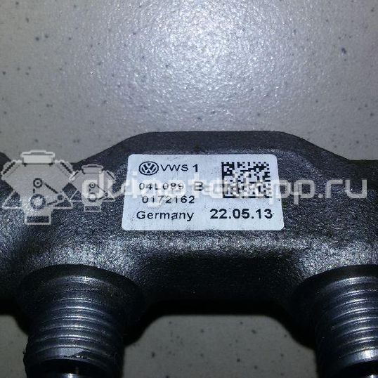Фото Рейка топливная (рампа) для двигателя CLHA для Volkswagen Golf 105 л.с 16V 1.6 л Дизельное топливо 04L130089B