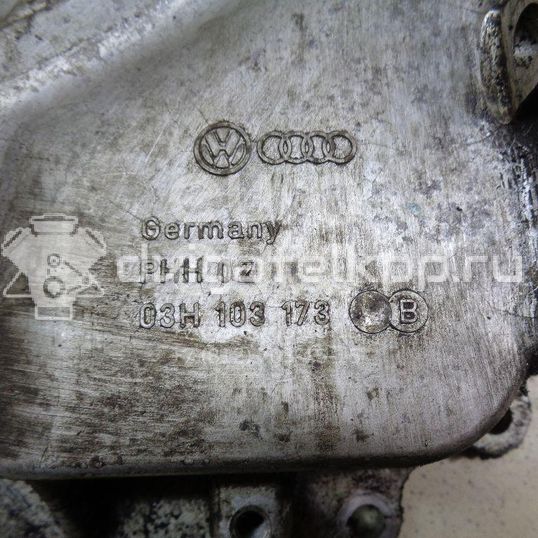 Фото Крышка коленвала задняя для двигателя BAA для Volkswagen Touareg 220 л.с 24V 3.2 л бензин 03H103173B