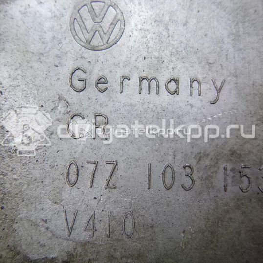 Фото Крышка двигателя передняя для двигателя AJS для Volkswagen Phaeton 3D 313 л.с 20V 4.9 л Дизельное топливо 07Z103153