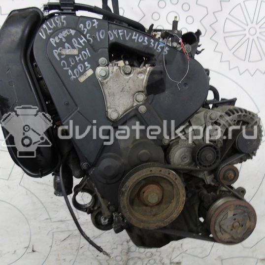 Фото Контрактный (б/у) двигатель RHS (DW10ATED) для Peugeot 406 / 607 9D, 9U / 307 107 л.с 8V 2.0 л Дизельное топливо