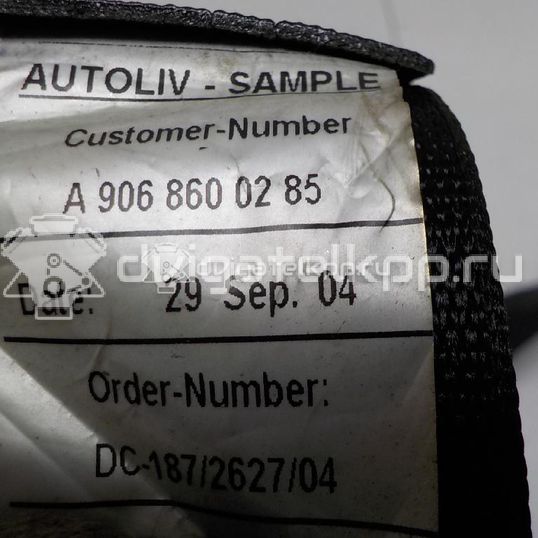 Фото Ремень безопасности с пиропатроном  9068600285 для mercedes benz Sprinter (906)