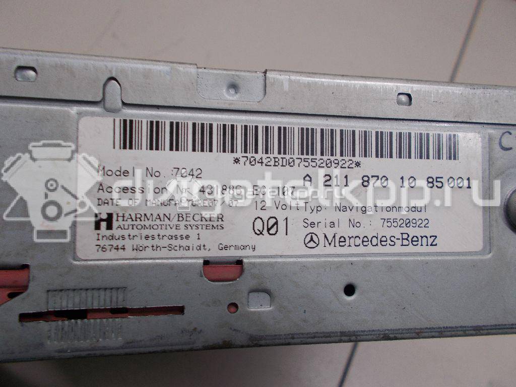 Фото Ченджер компакт дисков  2118701085 для mercedes benz W211 E-Klasse {forloop.counter}}