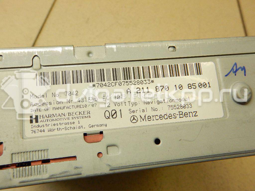Фото Ченджер компакт дисков  2118701085 для mercedes benz W211 E-Klasse {forloop.counter}}