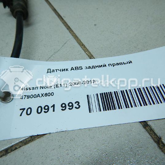 Фото Датчик ABS задний правый  47900ax600 для Nissan Note / Micra