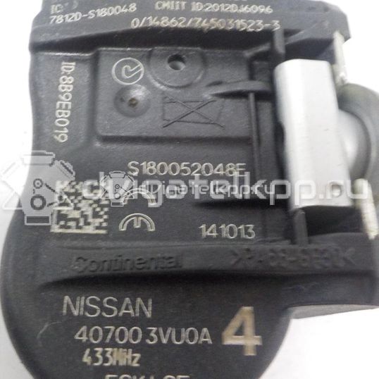 Фото Датчик давления в шине  407003VU0A для Nissan Primera / Micra / Cabstar / Navara / Np300