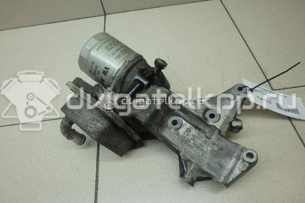 Фото Кронштейн масляного фильтра для двигателя CBZB для Audi A3 105 л.с 8V 1.2 л бензин 03F903141F {forloop.counter}}
