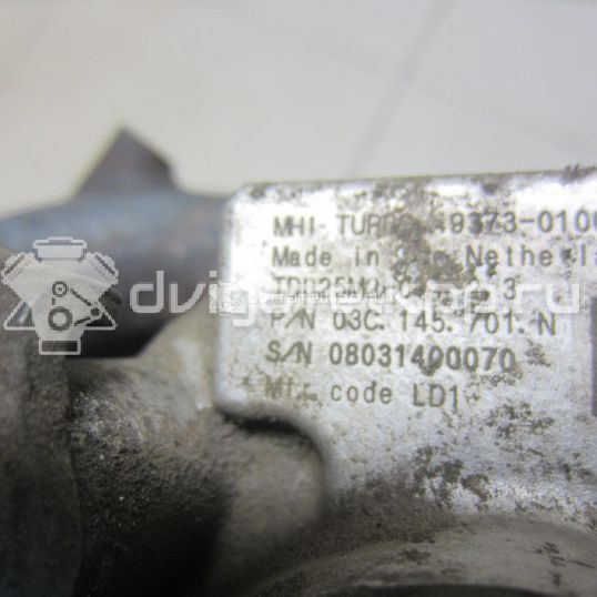 Фото Турбокомпрессор (турбина) для двигателя CDAA для Audi A3 / Tt 160 л.с 16V 1.8 л бензин 03C145702L