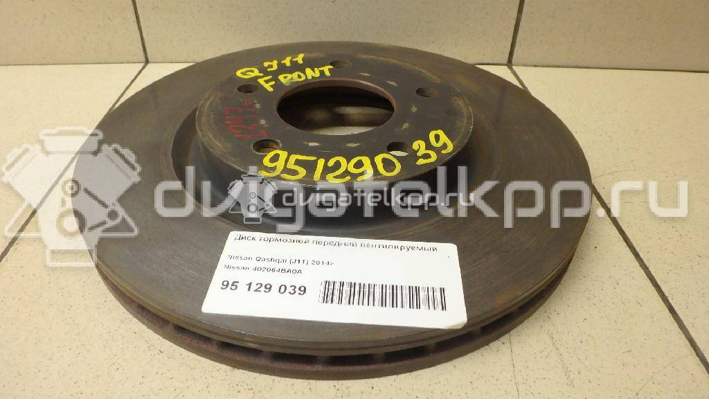 Фото Диск тормозной передний вентилируемый  402064BA0A для Nissan Juke F15 / Leaf Ze0 / Qashqai / X-Trail {forloop.counter}}