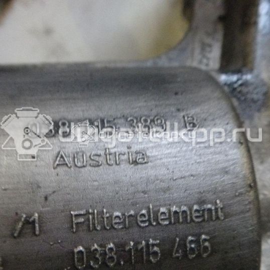 Фото Корпус масляного фильтра для двигателя AVB для Audi A4 101 л.с 8V 1.9 л Дизельное топливо 038115389B