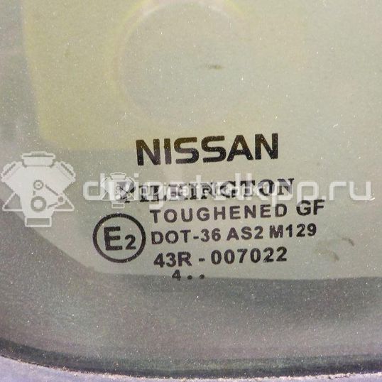 Фото Стекло двери задней правой (форточка)  82262BM701 для Nissan Almera