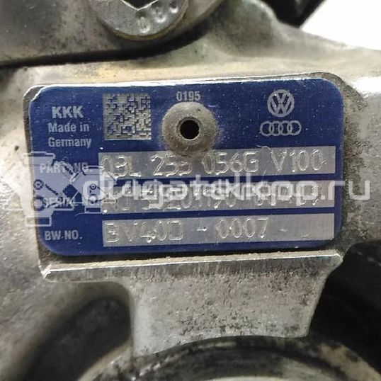 Фото Турбокомпрессор (турбина) для двигателя CFFB для Audi A3 / Q3 8U 140 л.с 16V 2.0 л Дизельное топливо 03L253056G