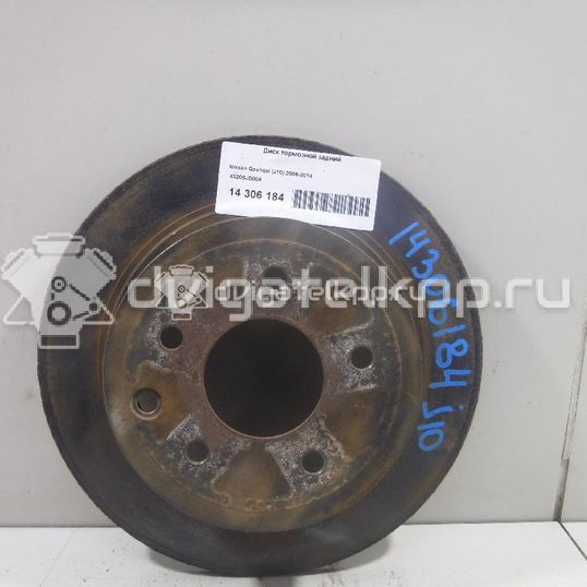 Фото Диск тормозной задний  43206JD00A для Nissan Teana / X-Trail / Altima / Nv200 / Qashqai