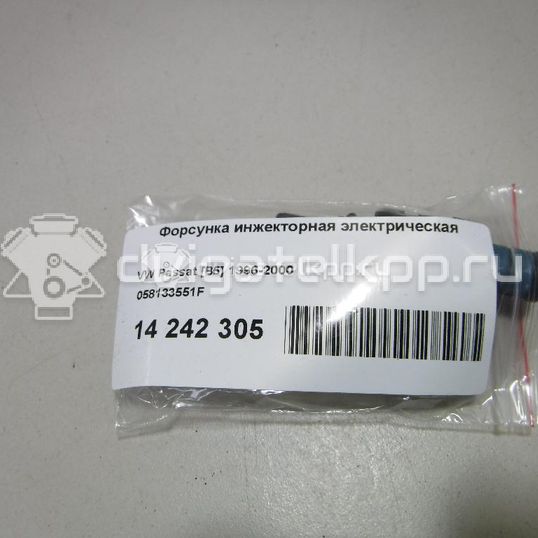 Фото Форсунка инжекторная электрическая для двигателя APT для Audi A4 125 л.с 20V 1.8 л бензин 058133551F