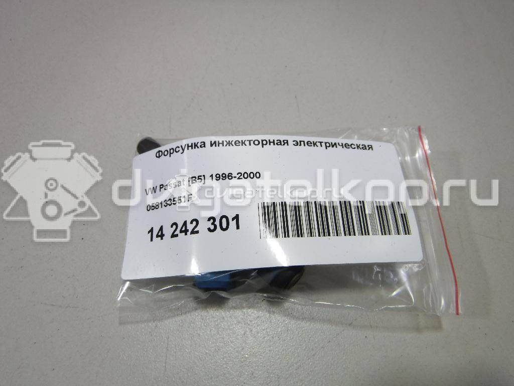 Фото Форсунка инжекторная электрическая для двигателя APT для Audi A4 125 л.с 20V 1.8 л бензин 058133551F {forloop.counter}}