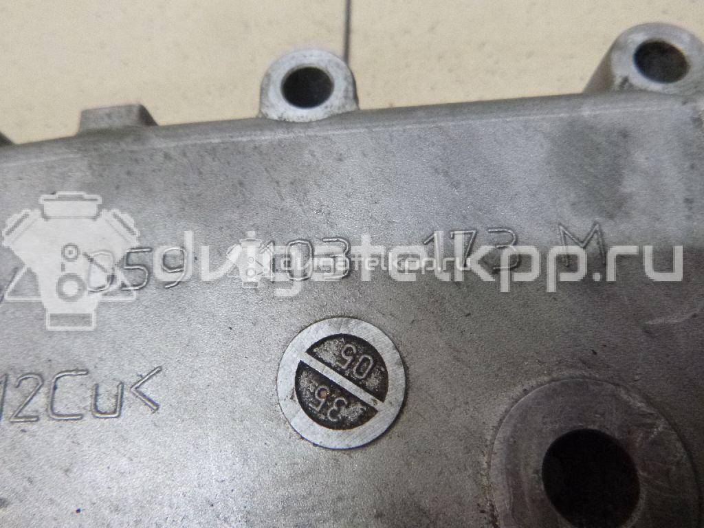 Фото Крышка коленвала задняя для двигателя BMK для Audi A6 225 л.с 24V 3.0 л Дизельное топливо 059103171J {forloop.counter}}