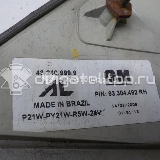 Фото Фонарь задний правый  93345894 для Opel Astra
