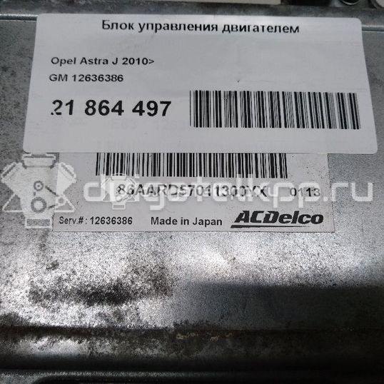 Фото Блок управления двигателем  12636386 для opel Astra J