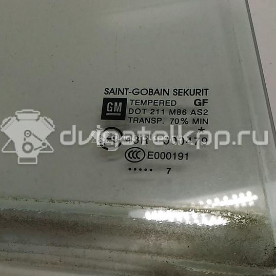 Фото Стекло двери задней правой (форточка)  13188521 для Opel Corsa