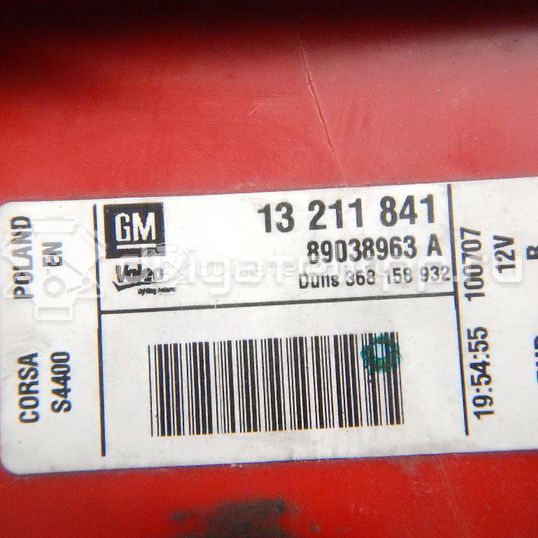 Фото Фонарь задний правый  93189100 для Opel Corsa