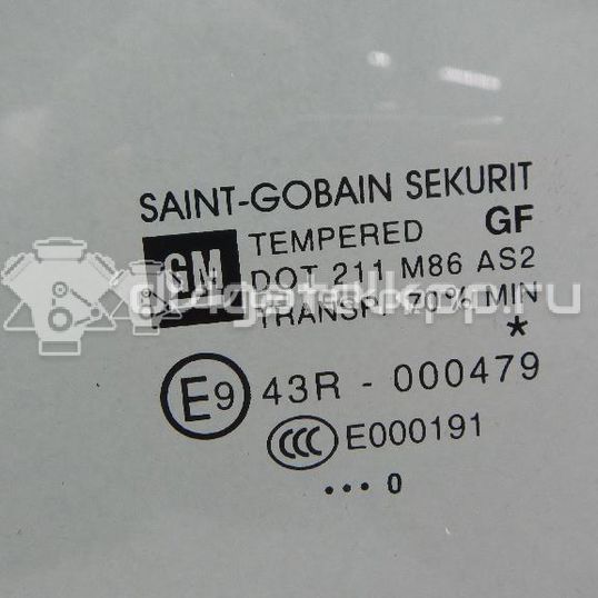 Фото Стекло двери задней левой  13270978 для Opel Meriva