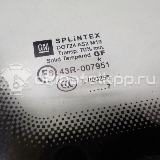 Фото Стекло кузовное глухое правое  13123921 для Opel Zafira