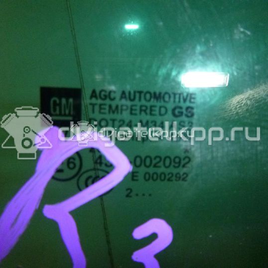 Фото Стекло двери задней правой  13265814 для Opel Zafira