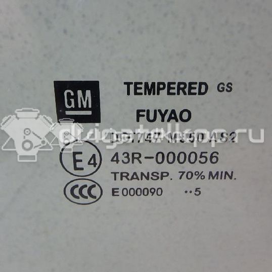 Фото Стекло двери передней левой  13227826 для Opel Insignia