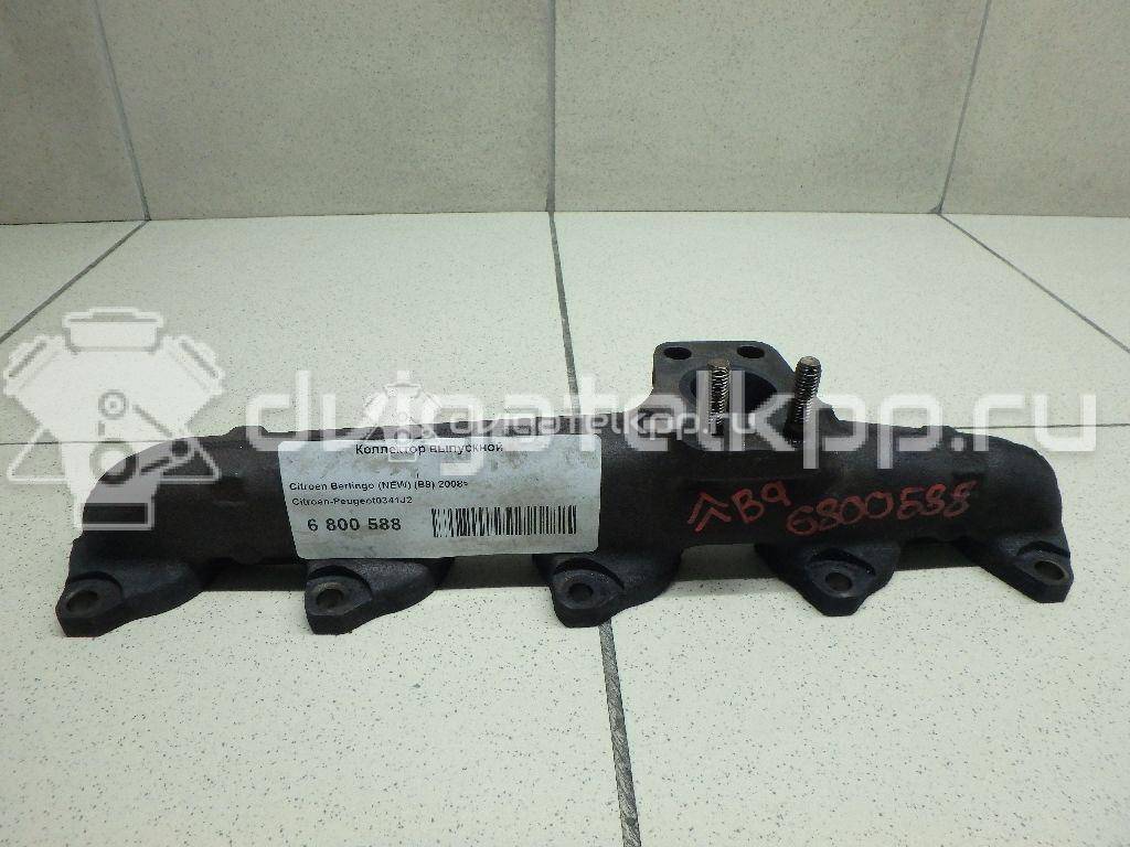 Фото Коллектор выпускной для двигателя 9HR (DV6C) для Citroen C4 / Ds4 / Berlingo / C3 / Ds5 110-114 л.с 8V 1.6 л Дизельное топливо 0341J2 {forloop.counter}}