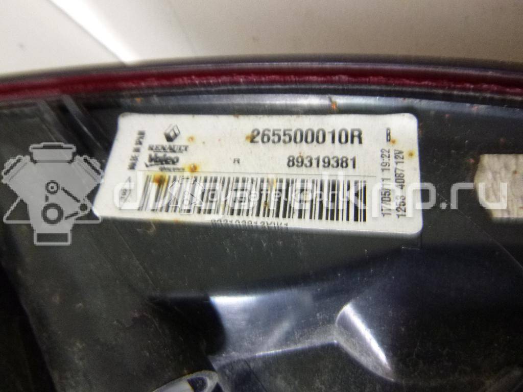 Фото Фонарь задний наружный правый  265500010R для Renault Megane {forloop.counter}}