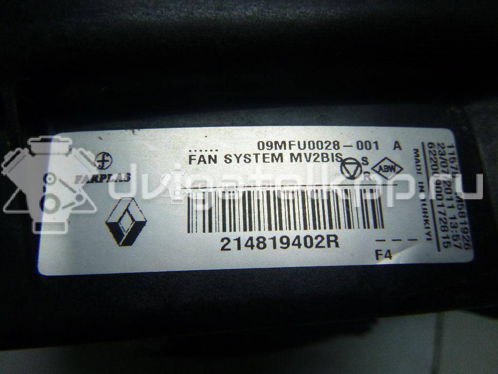 Фото Вентилятор радиатора  214819402R для Renault Scénic / Fluence L30 / Megane {forloop.counter}}